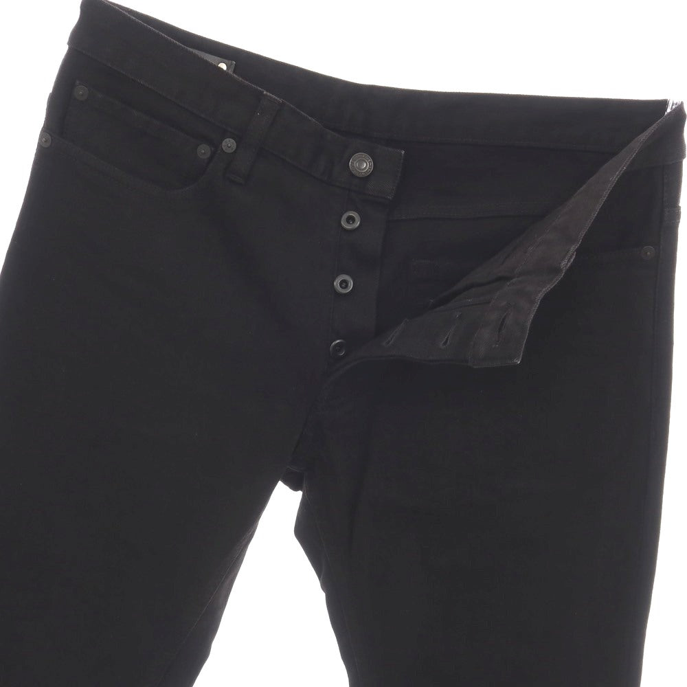 【中古】マインデニム MINEDENIM S.SLIM ストレッチ コットン デニムパンツ ブラック【サイズ10】【 状態ランクB 】【 メンズ 】