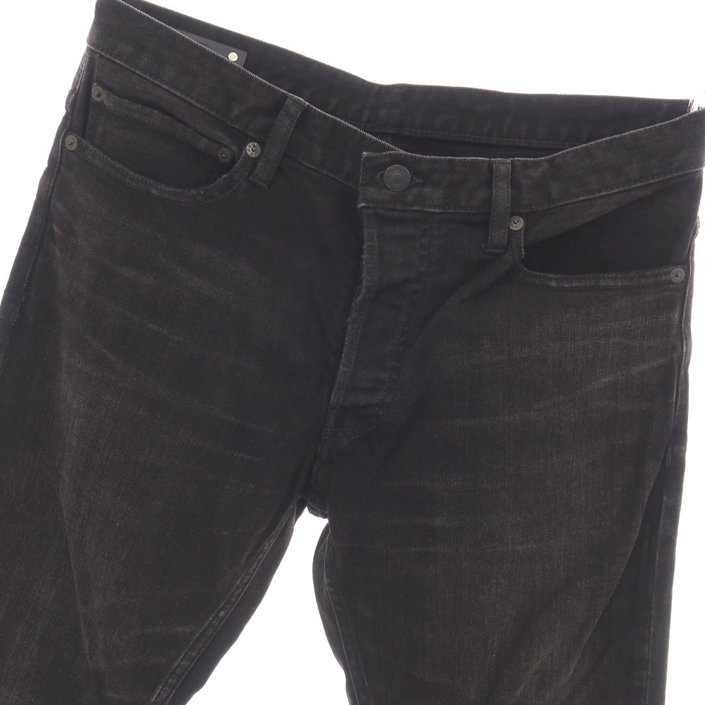 【中古】マインデニム MINEDENIM S.SLIM ストレッチ コットン デニムパンツ ジーンズ ブラック【サイズ10】【 状態ランクB 】【 メンズ 】