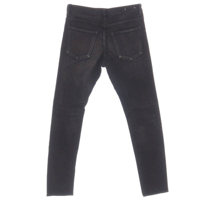 【中古】マインデニム MINEDENIM S.SLIM ストレッチ コットン デニムパンツ ジーンズ ブラック【サイズ10】【 状態ランクB 】【 メンズ 】