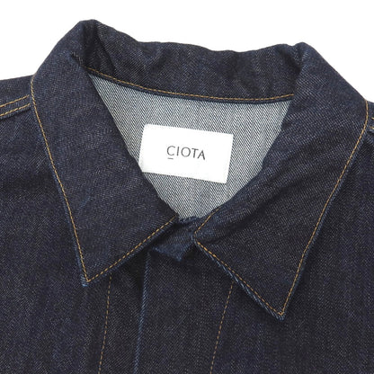 【中古】シオタ CIOTA 2026年春夏 コットン系 デニムジャケット ネイビー【サイズ表記なし（L位）】【 状態ランクA 】【 メンズ 】