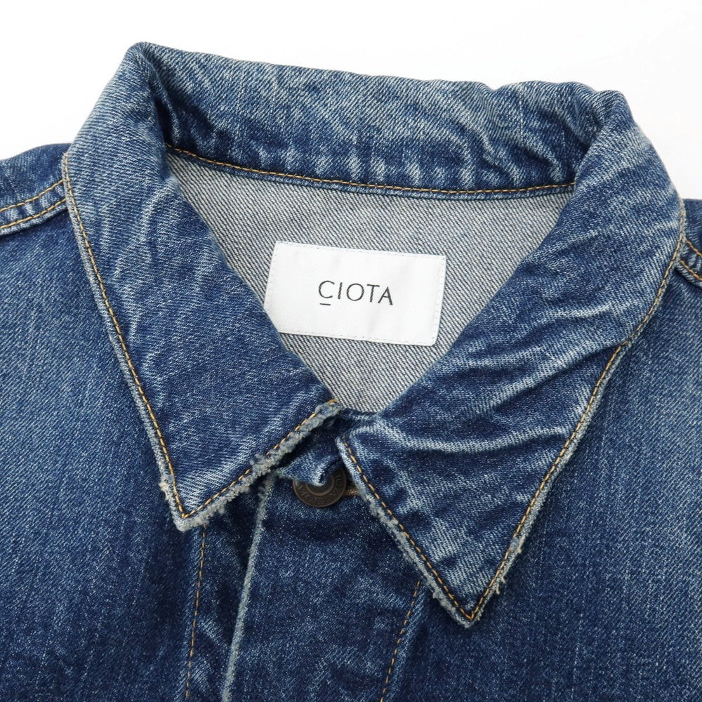 【中古】シオタ CIOTA 2026年春夏 コットン系 デニムジャケット ブルー【サイズ表記なし（L位）】【 状態ランクA 】【 メンズ 】