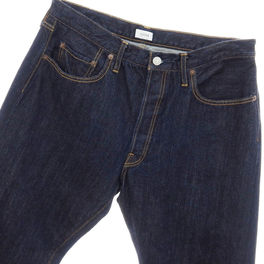 【中古】シオタ CIOTA 2026年春夏 コットン系 デニムパンツ ジーンズ ネイビー【サイズ表記なし（M位）】【 状態ランクA 】【 メンズ 】