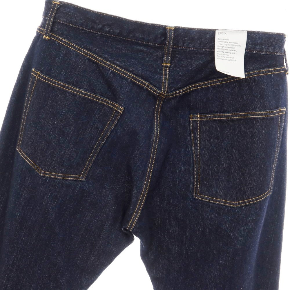 【中古】シオタ CIOTA 2026年春夏 コットン系 デニムパンツ ジーンズ ネイビー【サイズ表記なし（M位）】【 状態ランクA 】【 メンズ 】
