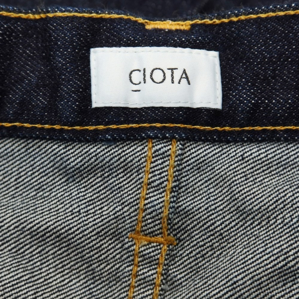 【中古】シオタ CIOTA 2026年春夏 コットン系 デニムパンツ ジーンズ ネイビー【サイズ表記なし（M位）】【 状態ランクA 】【 メンズ 】
