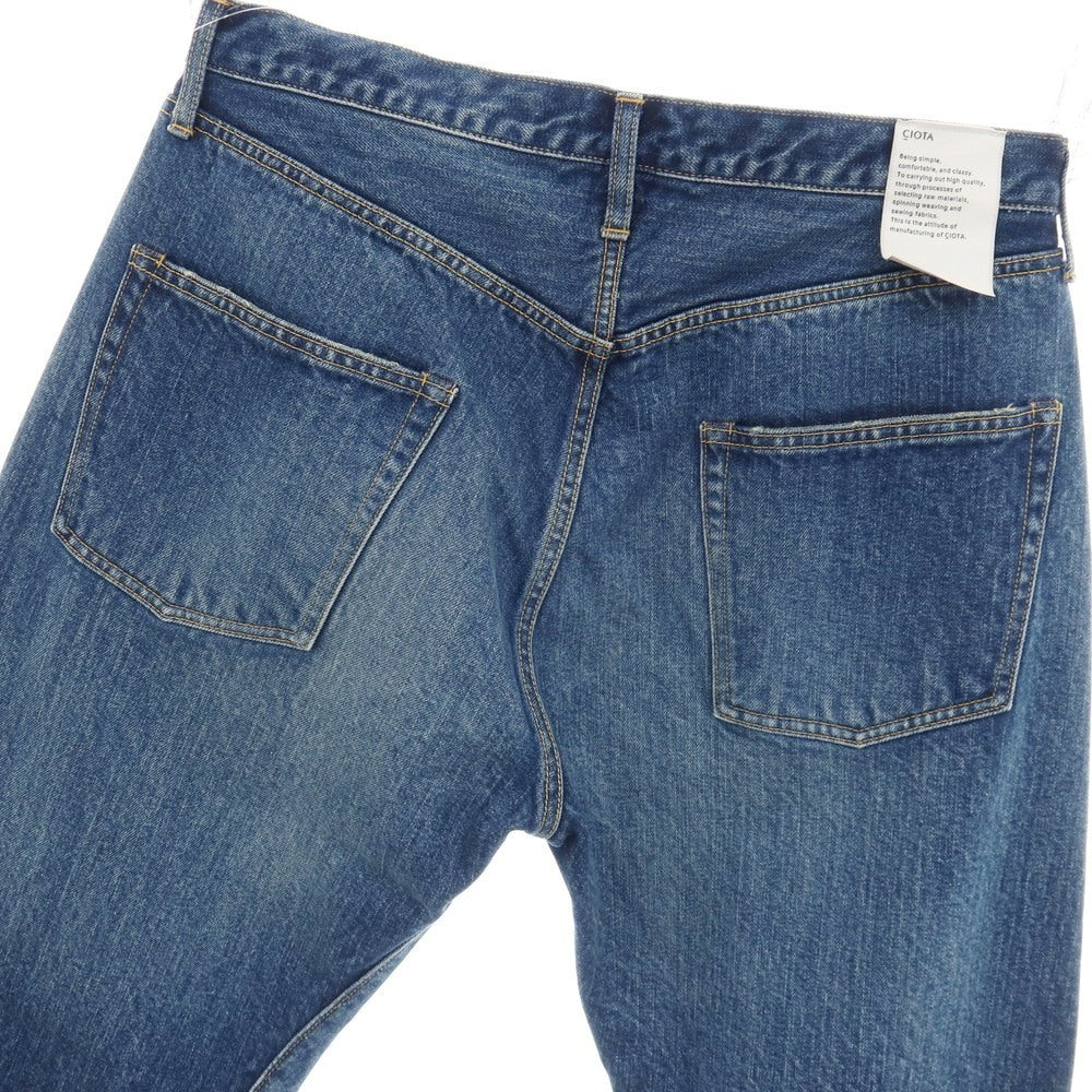 【中古】シオタ CIOTA 2026年春夏 コットン系 デニムパンツ ジーンズ ブルー【サイズ表記なし（M位）】【 状態ランクA 】【 メンズ 】
