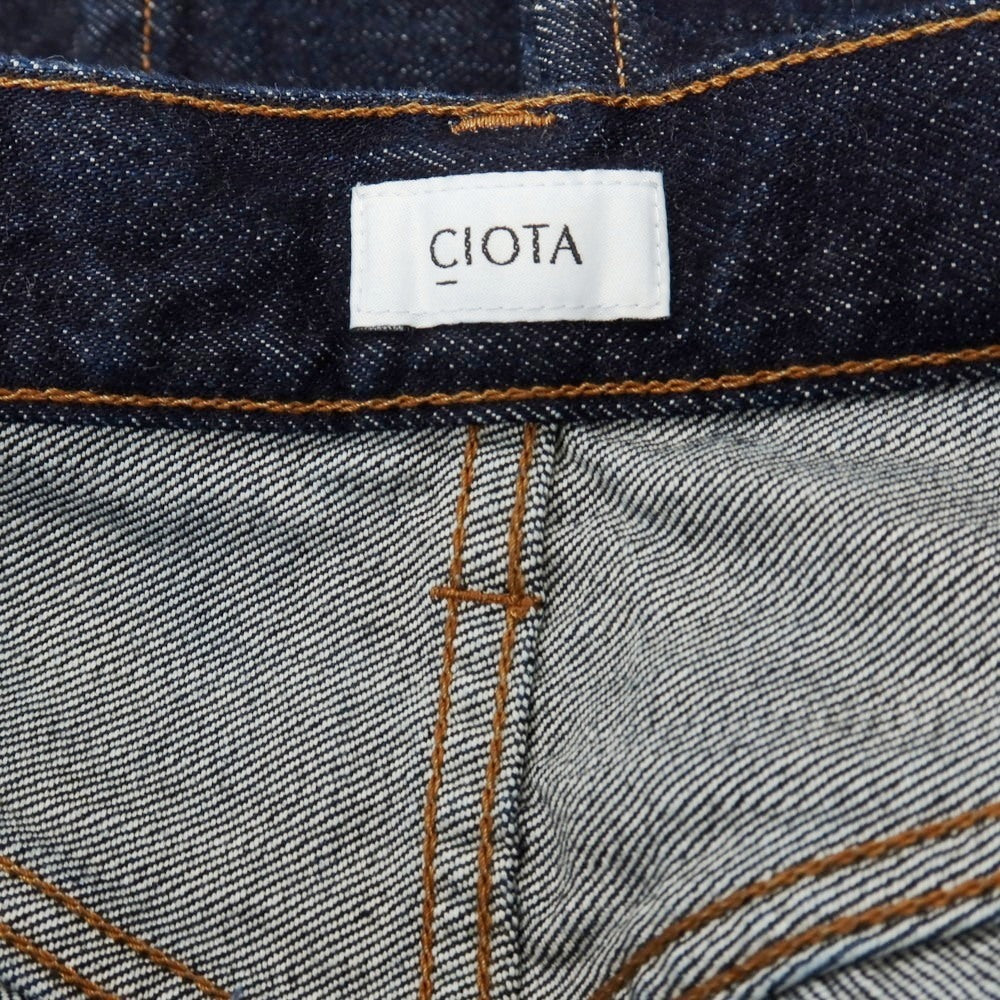 【中古】シオタ CIOTA 2026年春夏 コットン系 デニムパンツ ジーンズ ネイビー【サイズ表記なし（M位）】【 状態ランクA 】【 メンズ 】