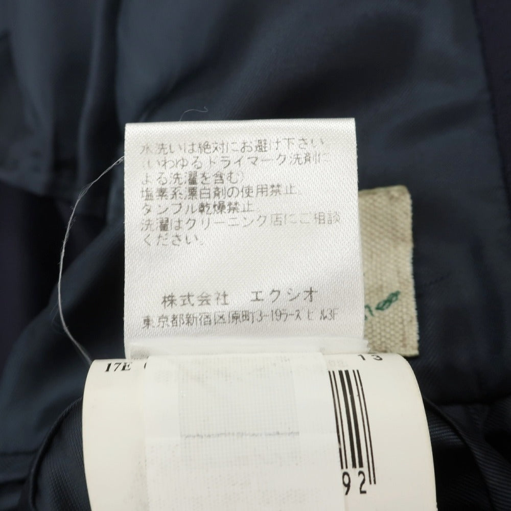 【中古】ルイジ ボレッリ Luigi Borrelli ウール ホップサック 3B テーラードジャケット ネイビー【サイズ48】【 状態ランクC 】【 メンズ 】