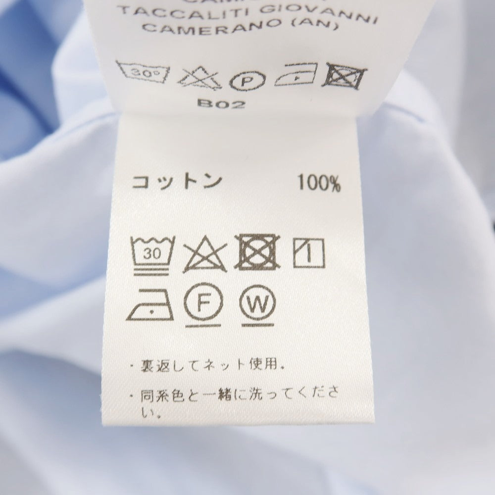 【中古】ギローバー GUY ROVER コットン タブカラー ドレスシャツ ライトブルー【サイズ40】【 状態ランクD 】【 メンズ 】