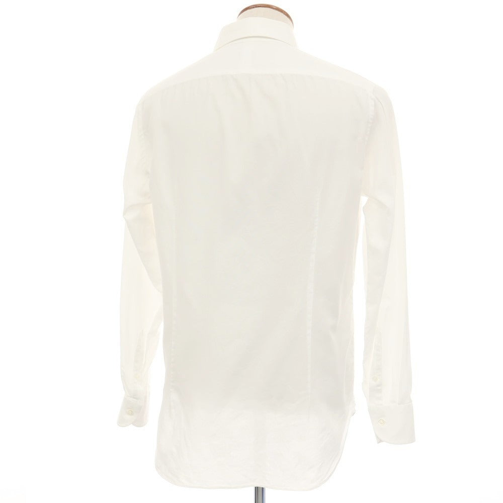 【中古】ビームスエフ BEAMS F コットン タブカラー ドレスシャツ ホワイト【サイズ40】【 状態ランクC 】【 メンズ 】