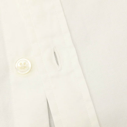 【中古】ビームスエフ BEAMS F コットン タブカラー ドレスシャツ ホワイト【サイズ40】【 状態ランクC 】【 メンズ 】