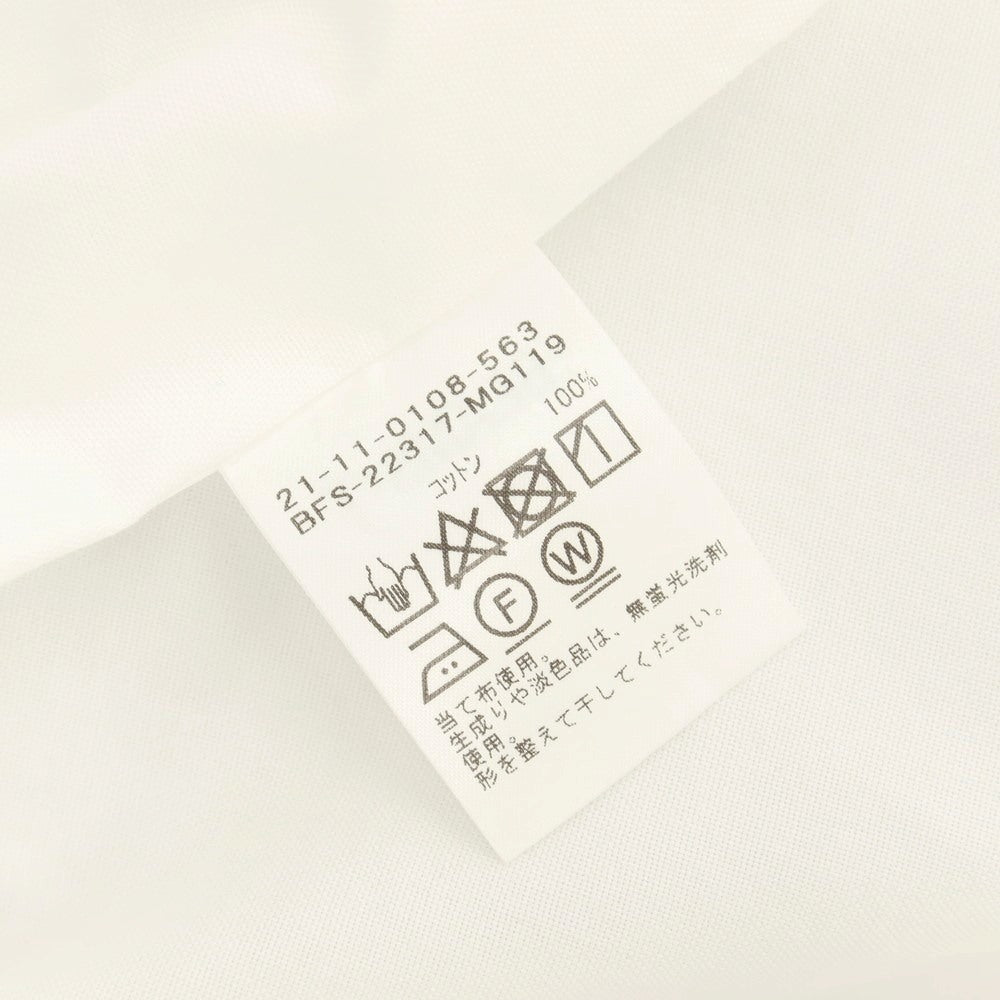 【中古】ビームスエフ BEAMS F コットン タブカラー ドレスシャツ ホワイト【サイズ40】【 状態ランクC 】【 メンズ 】
