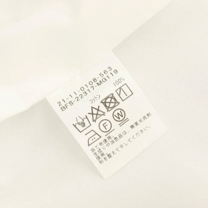 【中古】ビームスエフ BEAMS F コットン タブカラー ドレスシャツ ホワイト【サイズ40】【 状態ランクC 】【 メンズ 】