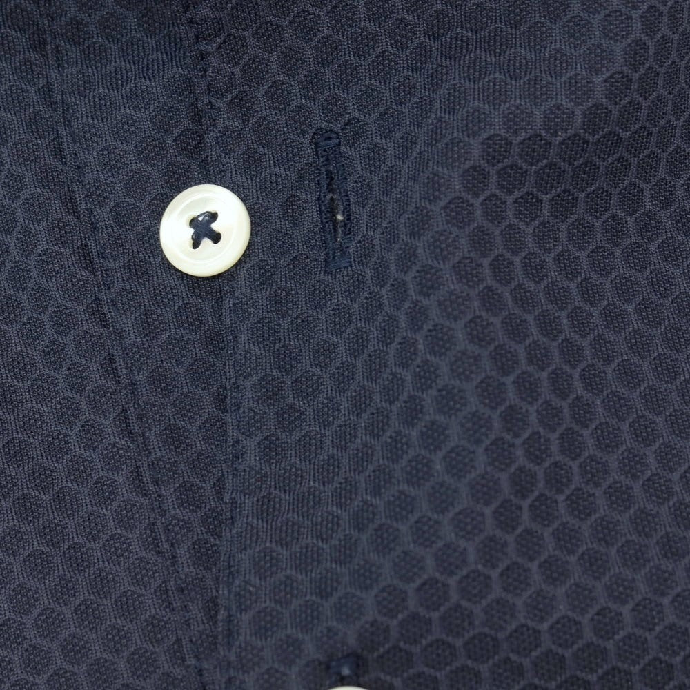 【中古】ビームス ゴルフ BEAMS GOLF ポリエステル ハニカム 半袖ポロシャツ ネイビー【サイズXL】【 状態ランクB 】【 メンズ 】