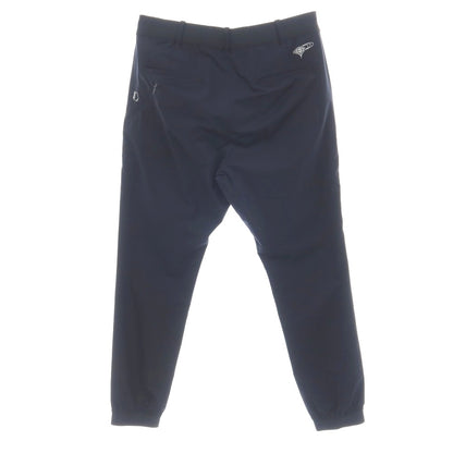 【中古】ビームス ゴルフ BEAMS GOLF ポリエステル 撥水ストレッチ ジョガーパンツ イージーパンツ ネイビー【サイズL】【 状態ランクC 】【 メンズ 】