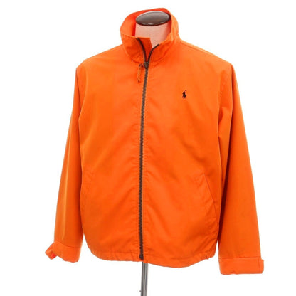 【中古】ポロ ラルフローレン Polo Ralph Lauren ポリエステル ジップアップ スイングトップ オレンジ【サイズL】【 状態ランクC 】【 メンズ 】