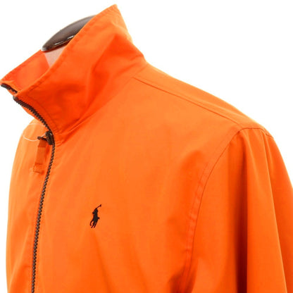 【中古】ポロ ラルフローレン Polo Ralph Lauren ポリエステル ジップアップ スイングトップ オレンジ【サイズL】【 状態ランクC 】【 メンズ 】