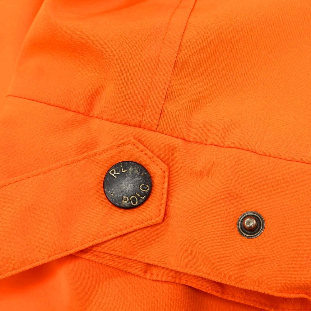 【中古】ポロ ラルフローレン Polo Ralph Lauren ポリエステル ジップアップ スイングトップ オレンジ【サイズL】【 状態ランクC 】【 メンズ 】