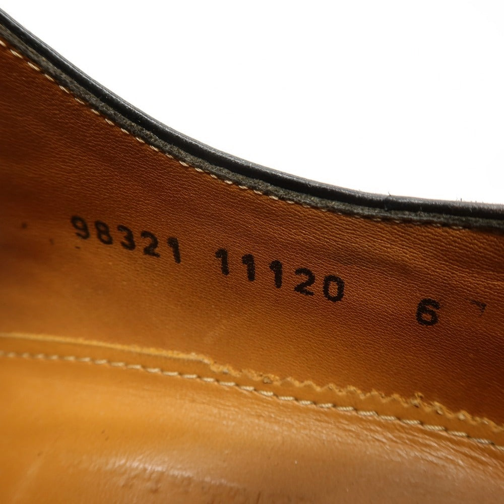 【中古】ジャランスリウァヤ JALAN SRIWIJAYA BANDUNG 98321 カーフ ドレスシューズ ブラック【サイズ6】【 状態ランクC 】【 メンズ 】