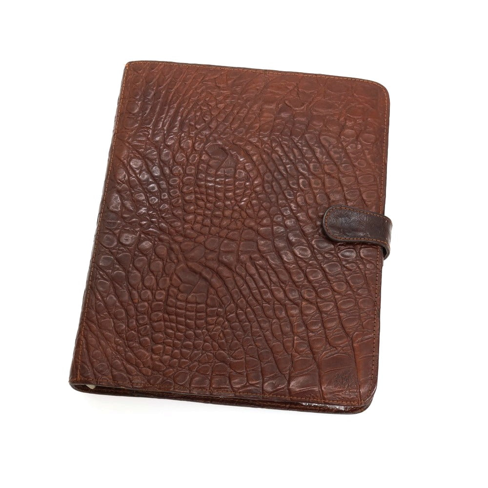 【中古】マルベリー MULBERRY レザー 手帳 ブラウン【 状態ランクC 】【 メンズ 】