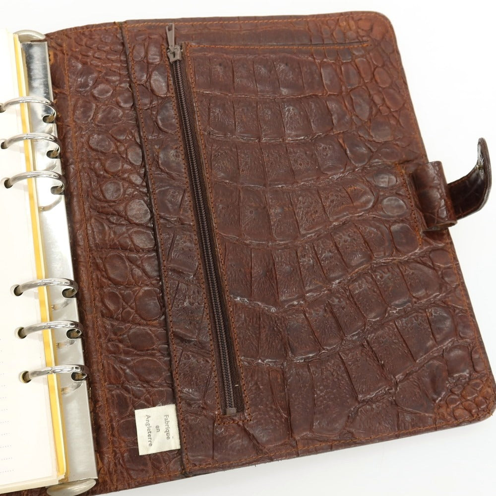 【中古】マルベリー MULBERRY レザー 手帳 ブラウン【 状態ランクC 】【 メンズ 】
