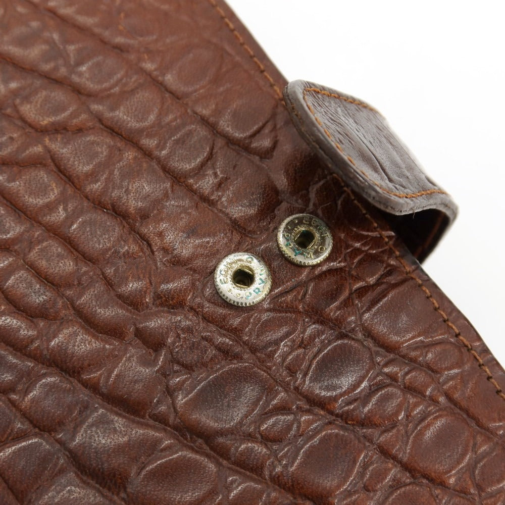 【中古】マルベリー MULBERRY レザー 手帳 ブラウン【 状態ランクC 】【 メンズ 】