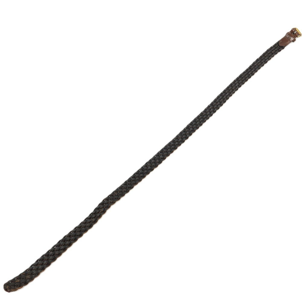 【中古】マルベリー MULBERRY レザー メッシュベルト ダークブラウン【サイズ36/90】【 状態ランクC 】【 メンズ 】