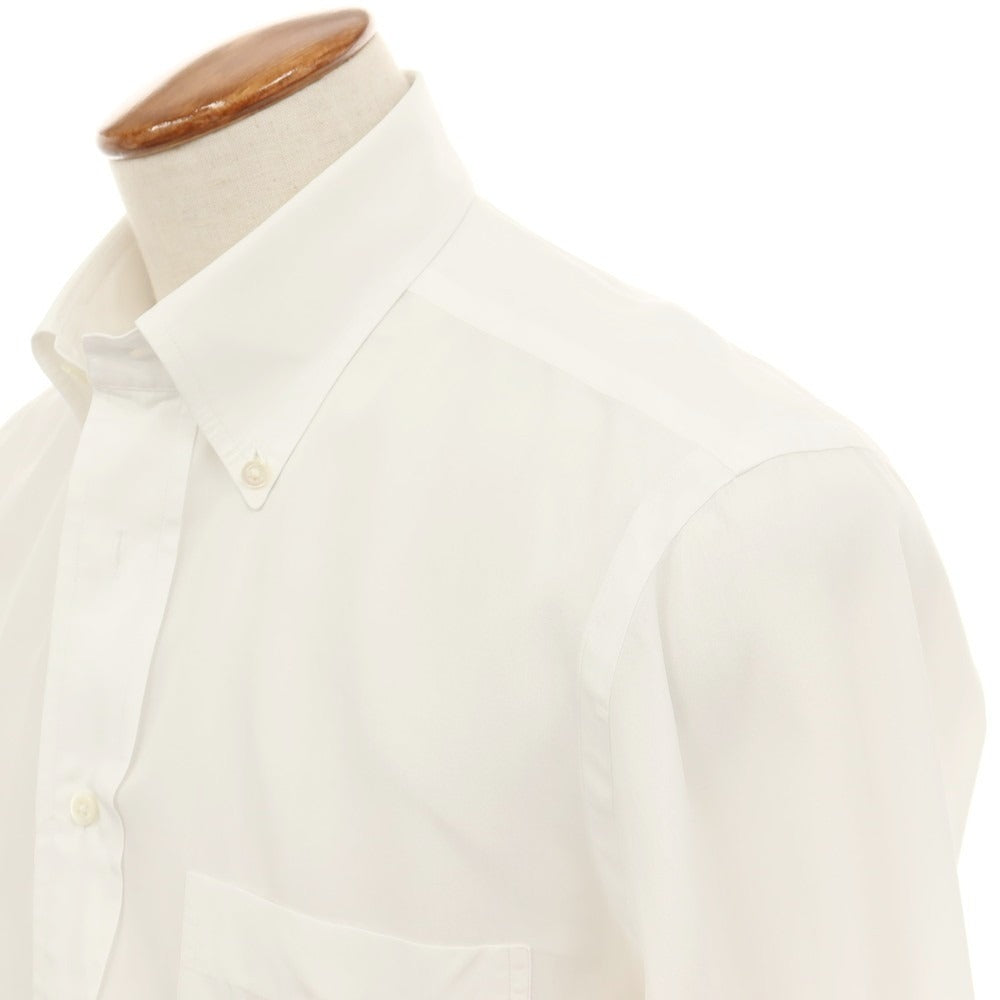 【中古】メイカーズシャツ カマクラ Makers Shirt 鎌倉 コットン ボタンダウン ドレスシャツ ホワイト【サイズ40】【 状態ランクB 】【 メンズ 】