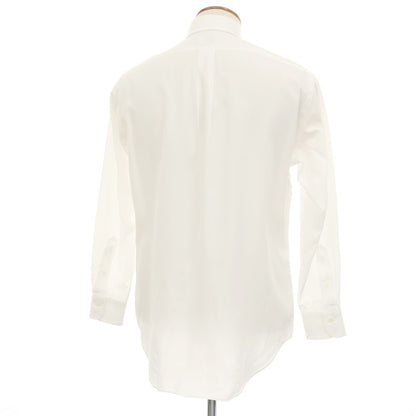 【中古】メイカーズシャツ カマクラ Makers Shirt 鎌倉 コットン ボタンダウン ドレスシャツ ホワイト【サイズ40】【 状態ランクB 】【 メンズ 】