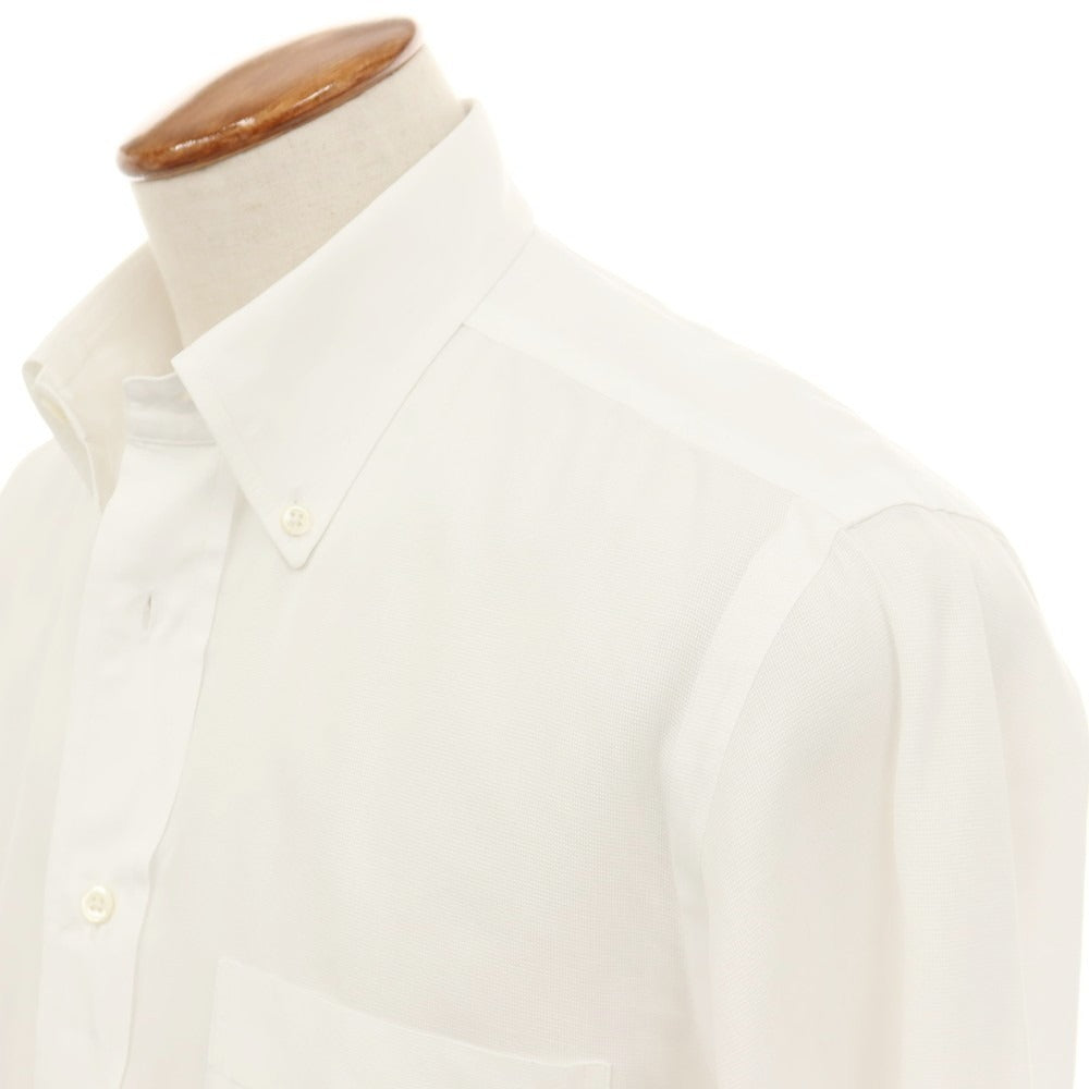 【中古】メイカーズシャツ カマクラ Makers Shirt 鎌倉 コットン ボタンダウン ドレスシャツ ホワイト【サイズ40】【 状態ランクB 】【 メンズ 】