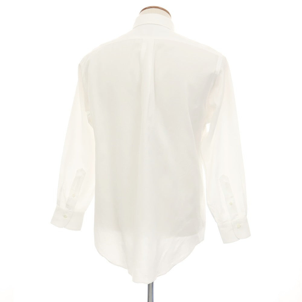 【中古】メイカーズシャツ カマクラ Makers Shirt 鎌倉 コットン ボタンダウン ドレスシャツ ホワイト【サイズ40】【 状態ランクB 】【 メンズ 】