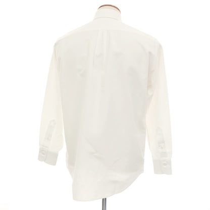 【中古】メイカーズシャツ カマクラ Makers Shirt 鎌倉 コットン ボタンダウン ドレスシャツ ホワイト【サイズ39】【 状態ランクB 】【 メンズ 】
