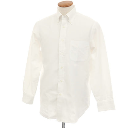 【中古】メイカーズシャツ カマクラ Makers Shirt 鎌倉 コットン ボタンダウン ドレスシャツ ホワイト【サイズ39】【 状態ランクB 】【 メンズ 】
