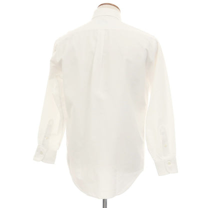 【中古】メイカーズシャツ カマクラ Makers Shirt 鎌倉 コットン ボタンダウン ドレスシャツ ホワイト【サイズ39】【 状態ランクC 】【 メンズ 】
