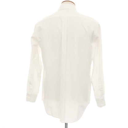 【中古】メイカーズシャツ カマクラ Makers Shirt 鎌倉 コットン ボタンダウン ドレスシャツ ホワイト【サイズ39】【 状態ランクC 】【 メンズ 】