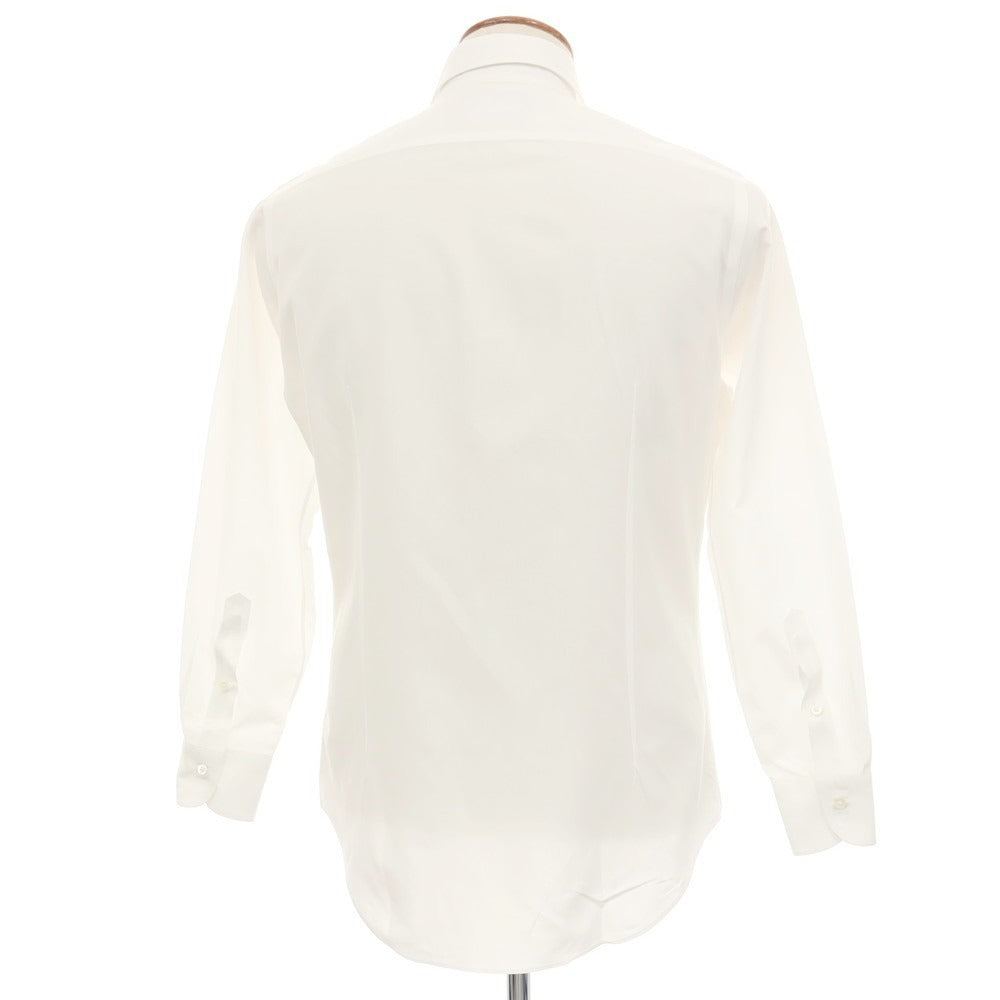 【中古】メイカーズシャツ カマクラ Makers Shirt 鎌倉 コットン ワンピースカラー ドレスシャツ ホワイト【サイズ39】【 状態ランクC 】【 メンズ 】