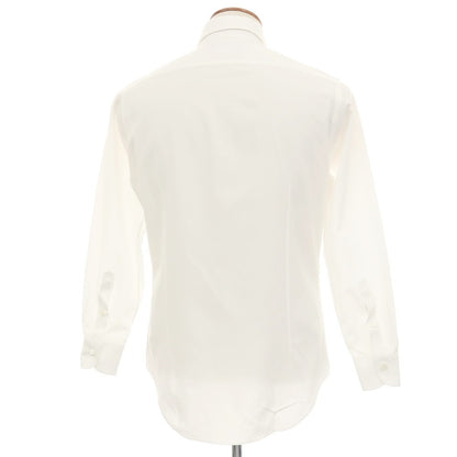 【中古】メイカーズシャツ カマクラ Makers Shirt 鎌倉 コットン ワンピースカラー ドレスシャツ ホワイト【サイズ39】【 状態ランクC 】【 メンズ 】