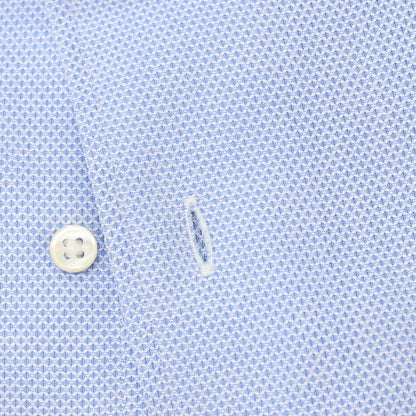 【中古】メイカーズシャツ カマクラ Makers Shirt 鎌倉 コットン レノクロス ワンピースカラー ドレスシャツ ブルー【サイズ39】【 状態ランクB 】【 メンズ 】