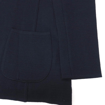 【中古】ラルディーニ LARDINI ウール 2つボタン ニットジャケット ネイビー【サイズS】【 状態ランクB 】【 メンズ 】