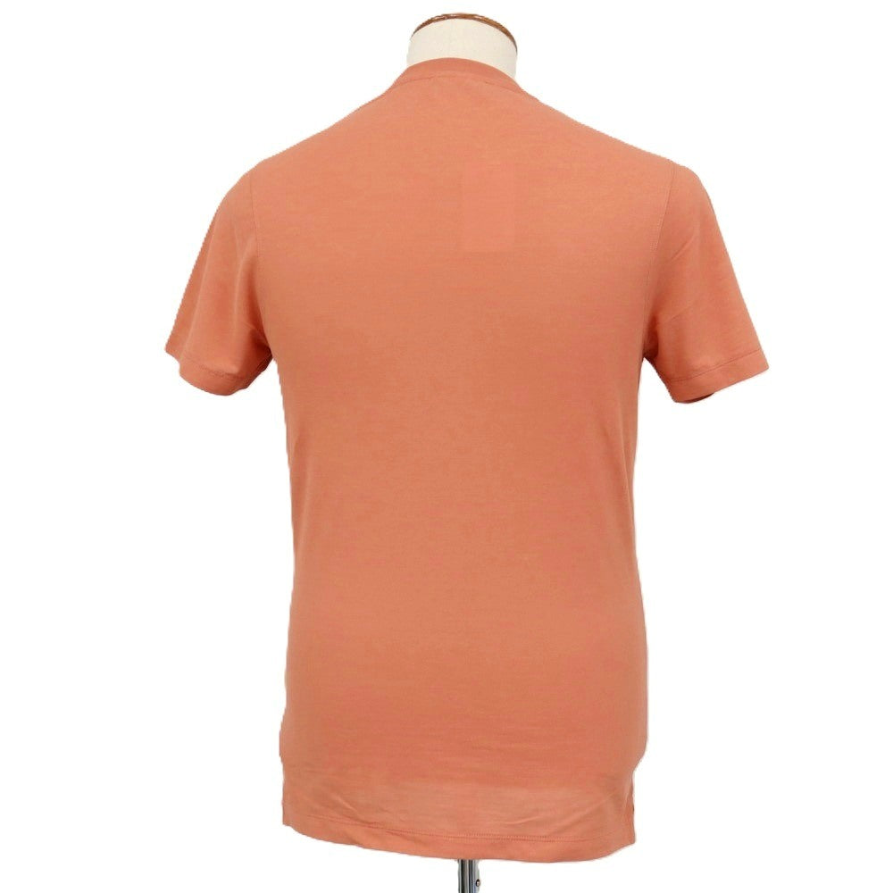 【中古】ザノーネ ZANONE アイスコットン クルーネック 半袖Ｔシャツ コーラルピンク【サイズ46】【 状態ランクA 】【 メンズ 】