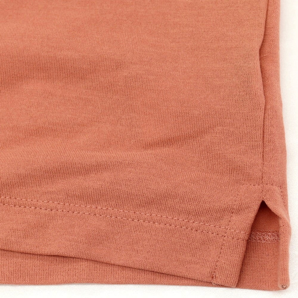 【中古】ザノーネ ZANONE アイスコットン クルーネック 半袖Ｔシャツ コーラルピンク【サイズ46】【 状態ランクA 】【 メンズ 】