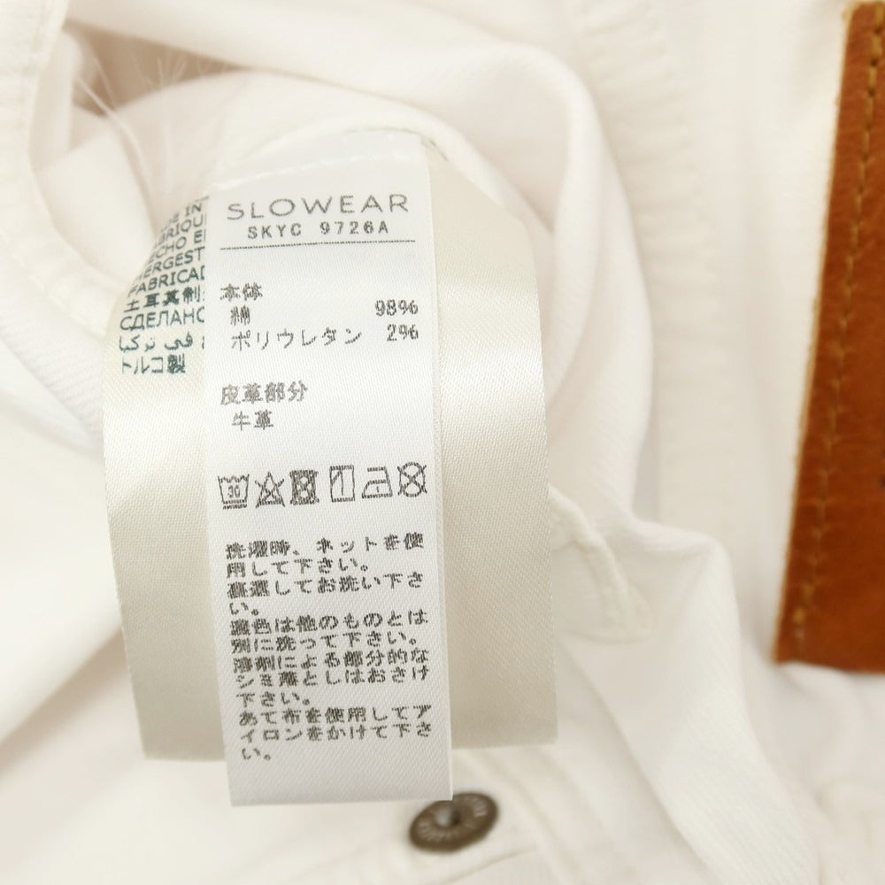 【中古】インコテックス スラックス INCOTEX SLACKS ストレッチ コットン 5ポケットパンツ ホワイト【サイズ31】【 状態ランクB 】【 メンズ 】