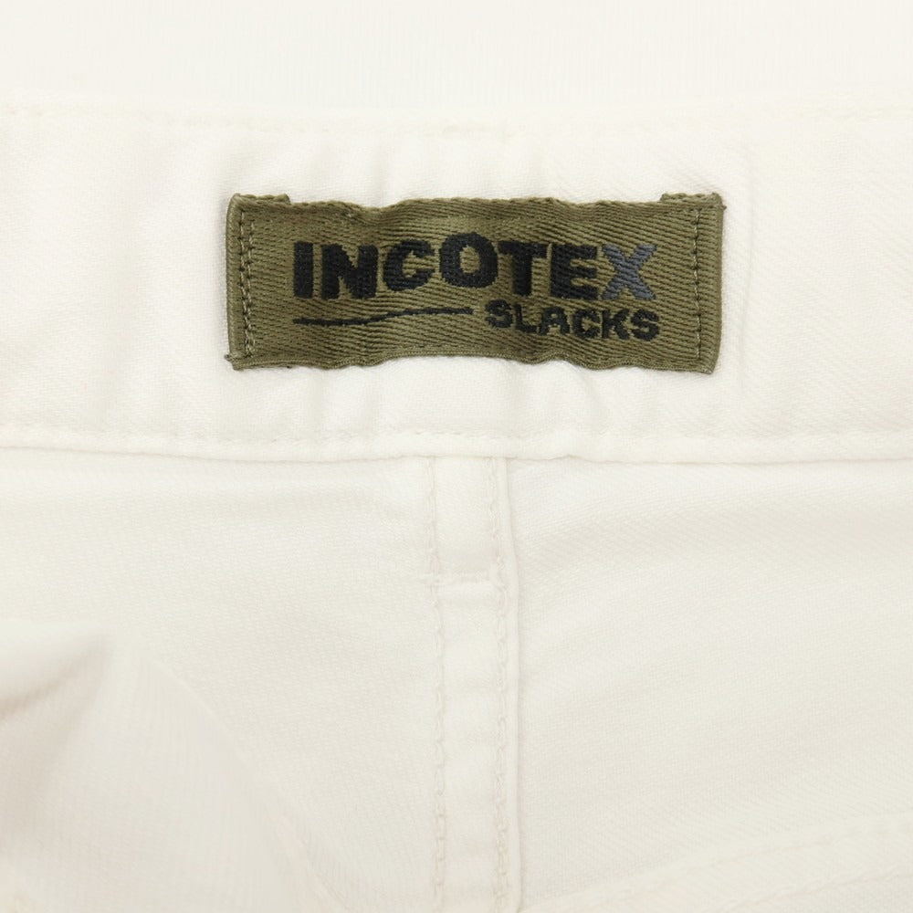 【中古】インコテックス スラックス INCOTEX SLACKS ストレッチ コットン 5ポケットパンツ ホワイト【サイズ31】【 状態ランクB 】【 メンズ 】