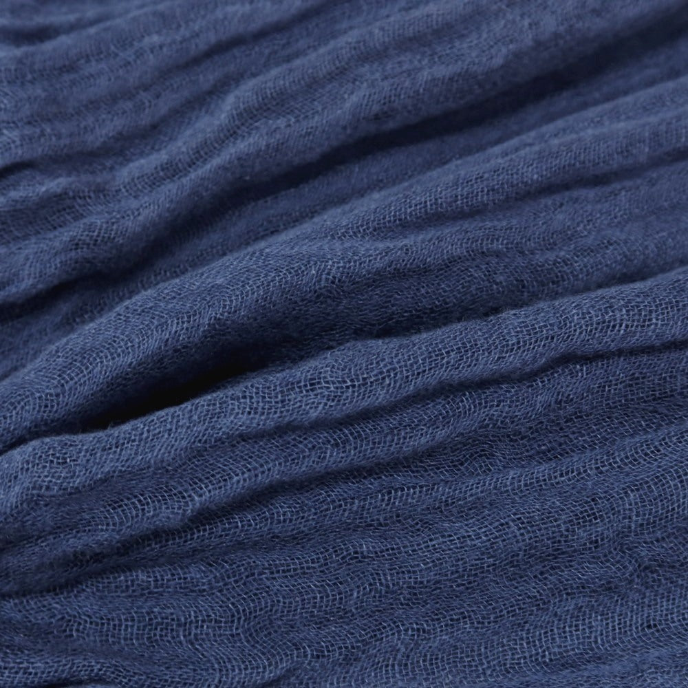 【中古】ブルネロクチネリ Brunello Cucinelli リネン ストール ネイビーブルー【 状態ランクB 】【 メンズ 】