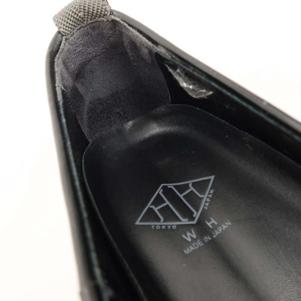 【中古】ダブルエイチ WH WH0501 レザー ローファー ブラック【サイズ8】【 状態ランクB 】【 メンズ 】