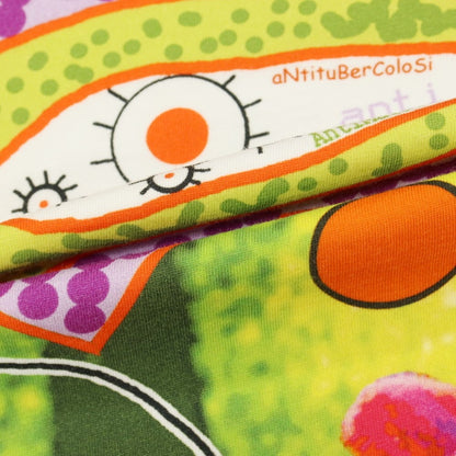 【中古】エトロ ETRO コットン クルーネック 半袖Ｔシャツ ホワイトxマルチカラー【サイズL】【 状態ランクB 】【 メンズ 】