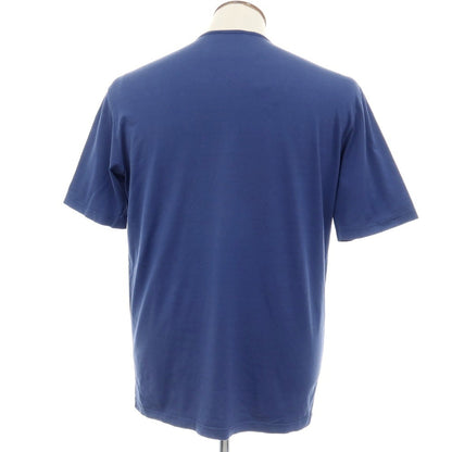 【中古】カナーリ CANALI コットンポリウレタン クルーネック 半袖Ｔシャツ ライトネイビー【サイズ52】【 状態ランクB 】【 メンズ 】