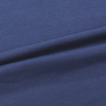 【中古】カナーリ CANALI コットンポリウレタン クルーネック 半袖Ｔシャツ ライトネイビー【サイズ52】【 状態ランクB 】【 メンズ 】