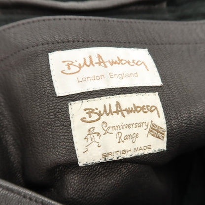 【中古】ビルアンバーグ Bill Amberg レザー ショルダーバッグ ブラック【 状態ランクB 】【 メンズ 】