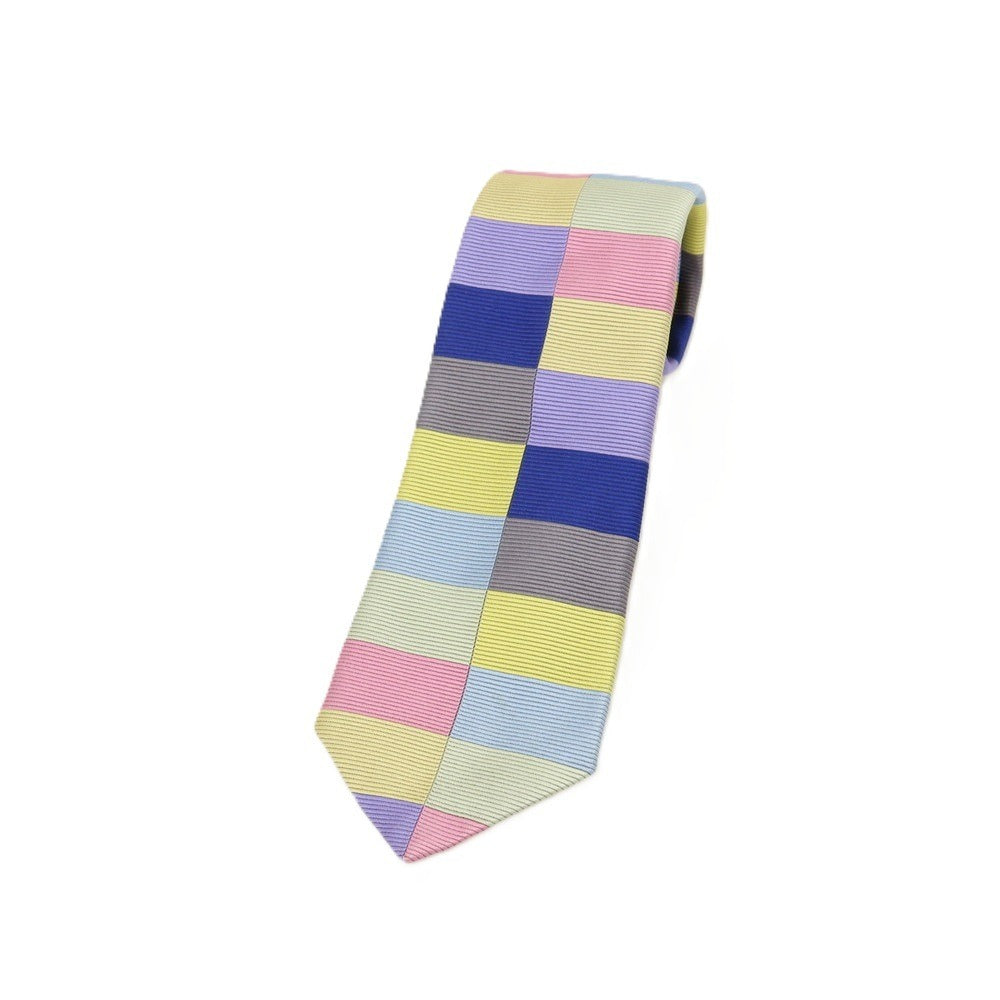 【中古】ドゥシャン DUCHAMP シルク ネクタイ マルチカラー【 状態ランクB 】【 メンズ 】