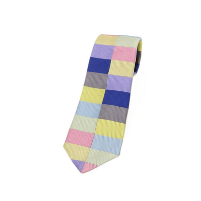 【中古】ドゥシャン DUCHAMP シルク ネクタイ マルチカラー【 状態ランクB 】【 メンズ 】